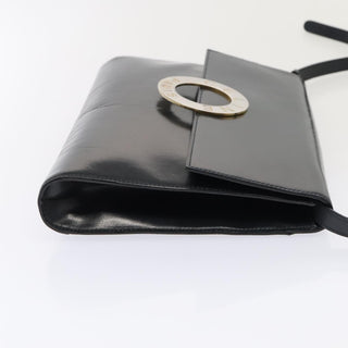 Celine Vintage Circle Logo Crossbody Bag Leather