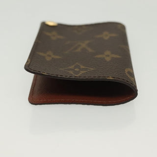 Louis Vuitton Porte Cartes Pression Card Case Monogram Canvas