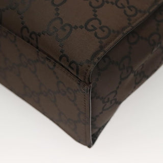 Gucci Vintage Bamboo Handle Tote GG Nylon