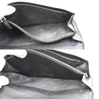 Chanel CC Button Bi-Fold Wallet Leather