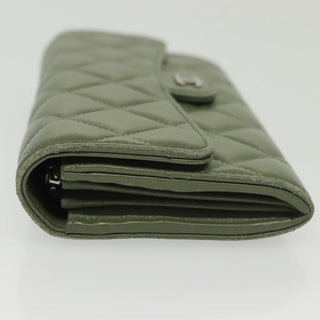 Chanel CC Gusset Classic Flap Wallet Quilted Lambskin