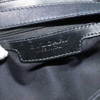 Bvlgari Chandra Flap Shoulder Bag Leather