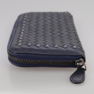 Bottega Veneta Intrecciato Long Zip  Wallet Leather