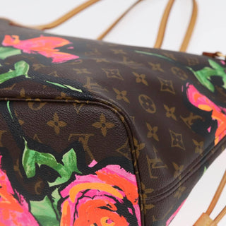 Louis Vuitton Neverfull Tote Limited Edition Monogram Roses