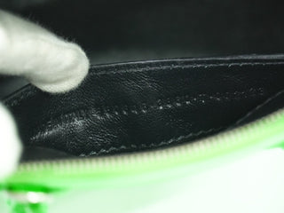 Balenciaga Logo Ville Bag Crocodile Embossed Leather