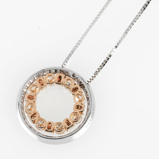 Damiani Belle epoque round necklace White Gold