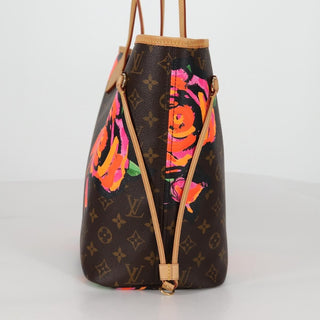 Louis Vuitton Neverfull Tote Limited Edition Monogram Roses
