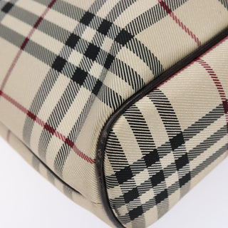 Burberry Nova Check Tote Canvas and Leather
