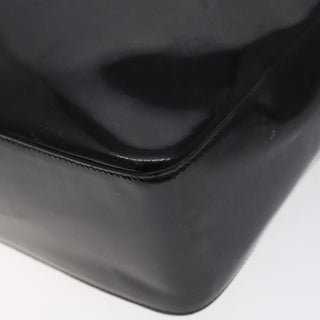 Chanel Vintage Embossed Logo Shoulder Bag Patent