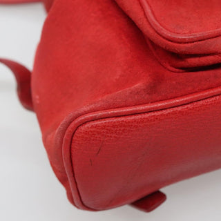 Gucci Vintage Bamboo Backpack Suede