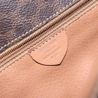 Celine Vintage Macadam Shoulder Bag Canvas