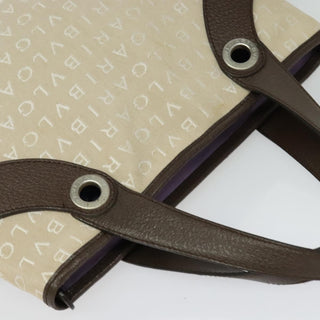 Bvlgari B.Zero1 Logomania Bag Canvas with Leather