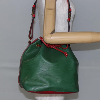 Louis Vuitton Bicolor Petit Noe Handbag Epi Leather