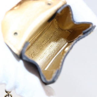 Salvatore Ferragamo Gancini Charm Convertible Shoulder Bag Leather