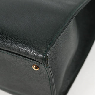 Chanel Vintage CC Lock Pocket Chain Tote Caviar