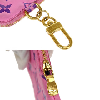 Louis Vuitton Charms Porte Monnaie Wallet PVC Over Printed Silk