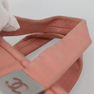 Chanel Chocolate Bar CC Bowler Bag Caviar skin