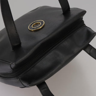 Celine Circle Logo Handbag Leather