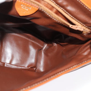 Celine Vintage Circle Logo Crossbody Bag Leather