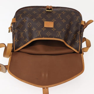 Louis Vuitton Saumur Handbag Monogram Canvas