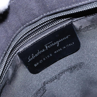 Salvatore Ferragamo Vala Shoulder Bag Canvas