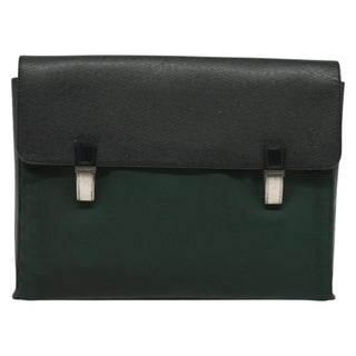 Louis Vuitton Saratov Messenger Bag Taiga Leather and Canvas