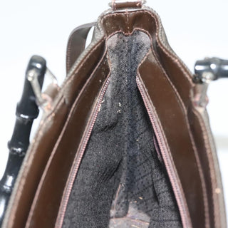 Gucci Vintage Bamboo Handle Bag Nylon