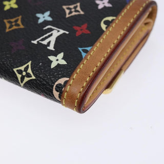 Louis Vuitton Porte-Monnaie Plat Coin Purse Monogram Multicolor