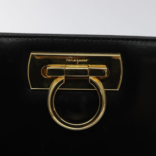 Salvatore Ferragamo Gancini Shoulder Bag Leather