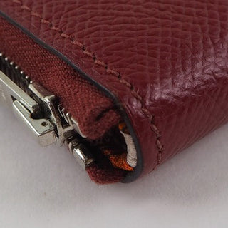 Hermes Azap Zip Around Wallet Silk'in Epsom