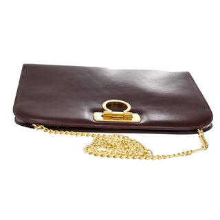 Salvatore Ferragamo Gancini Chain Shoulder bag Leather