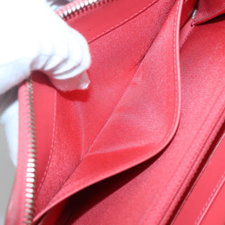 Chanel Filigree Zip Around Wallet Quilted Caviar