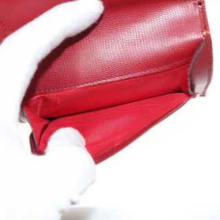 Celine Circle Logo Compact Wallet Leather