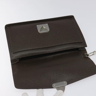 Louis Vuitton Belaia Clutch Taiga Leather