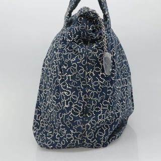 Chanel Vintage Bowler Bag Printed Canvas