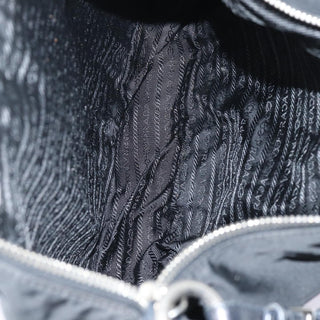 Prada Zip Hobo Tessuto with Leather