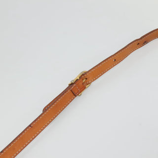 Celine Vintage Macadam Shoulder Bag Canvas and Leather