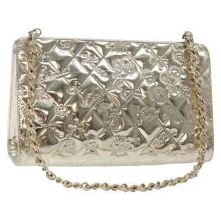 Chanel Lucky Symbols Pochette Embossed Quilted Patent