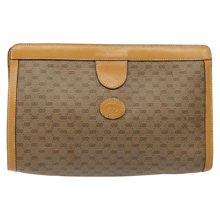 Gucci Micro GG canvas clutch bag Canvas