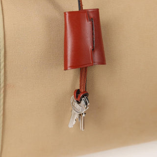 Hermes Herbag Zip Leather and Toile