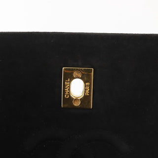 Chanel Vintage Clutch Pleated Leather