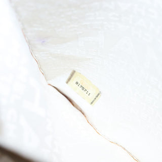 Chanel Chocolate Bar CC Logo Tote Canvas