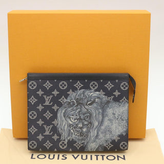 Louis Vuitton Pochette Voyage Limited Edition Chapman Savane Monogram Canvas