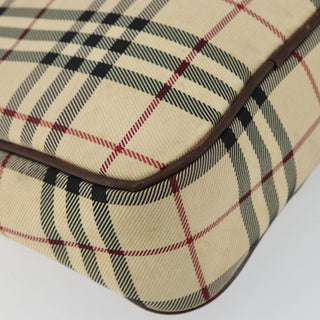 Burberry Zip Messenger Bag Nova check Canvas and Leather