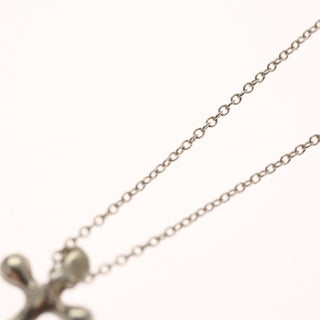 Tiffany & Co. Elsa Peretti Cross Pendant Necklace Sterling Silver