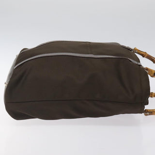 Gucci Vintage Bamboo Handle Tote Nylon
