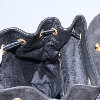 Gucci Vintage Bamboo Backpack Suede