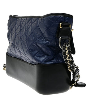 Chanel Gabrielle Hobo Quilted Goatskin and Patent