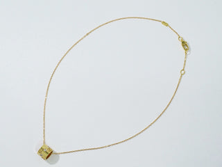 Gucci Icon Blooms Twirl Pendant Necklace 18K Yellow Gold and Diamond