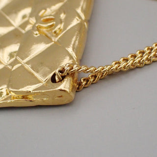 Chanel Vintage Medallion Flap Bag Brooch Metal